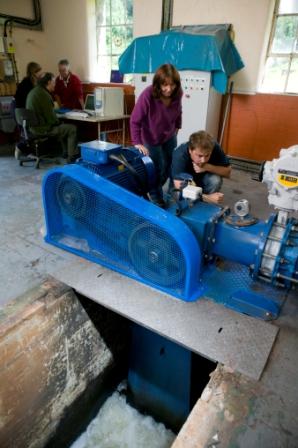 Talybont Turbine in action